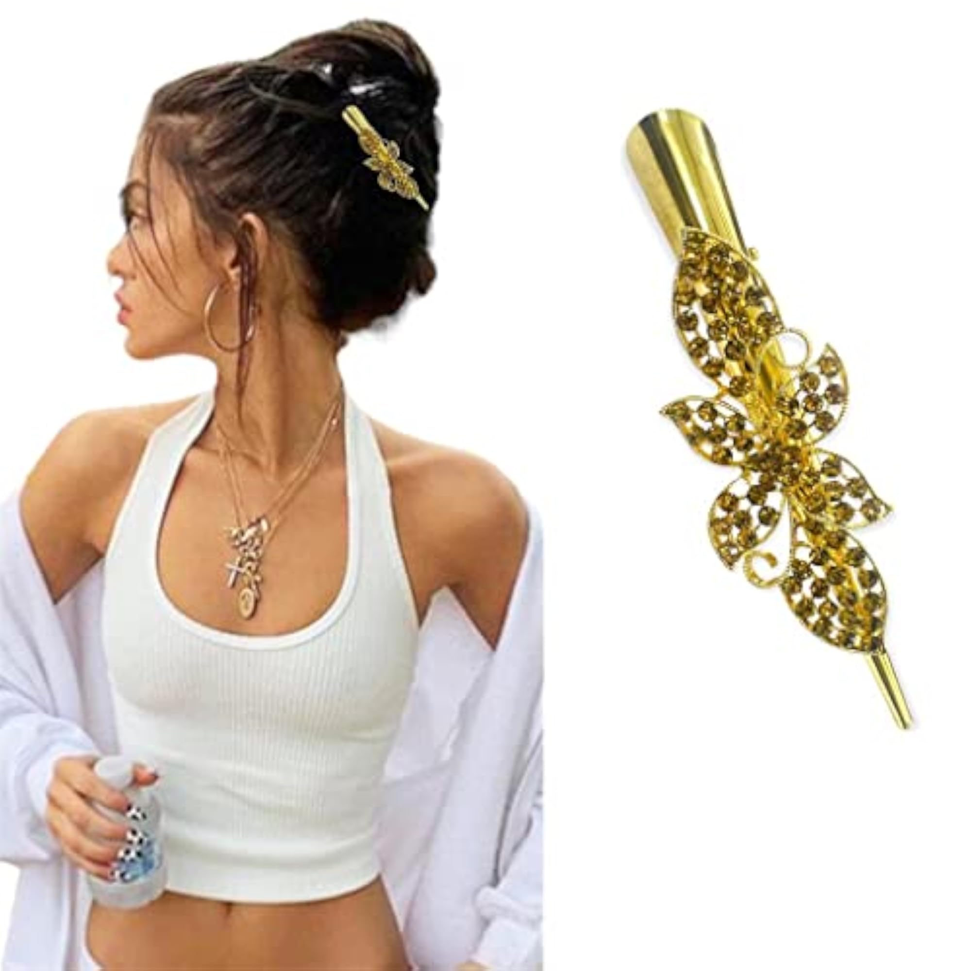Metal Alligator Curl Clips Hair Grip Accessories